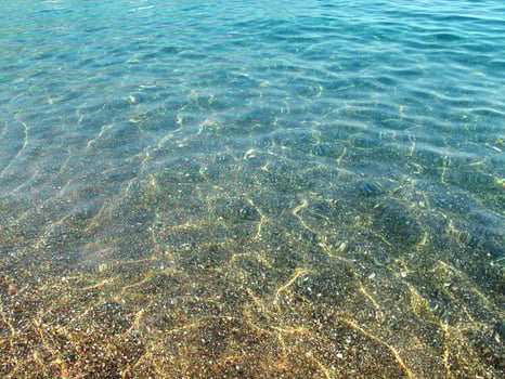 Transparent sea water natural background photo