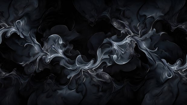 Halloween Background Abstract Dark Grey and Black Swirling Liquid Ink Painting Fluid Art Background photo