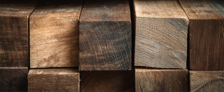 The detailed texture of wooden planks showcasing natural variations and craftsmanship. photo