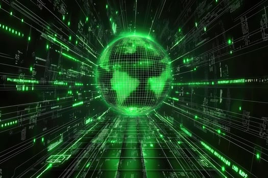 Global digital network photo