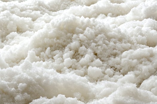 Pile of granulated salt photo