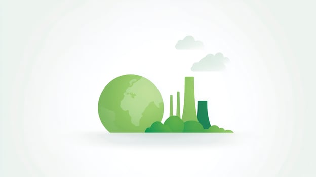 An illustration of an eco - friendly environment photo