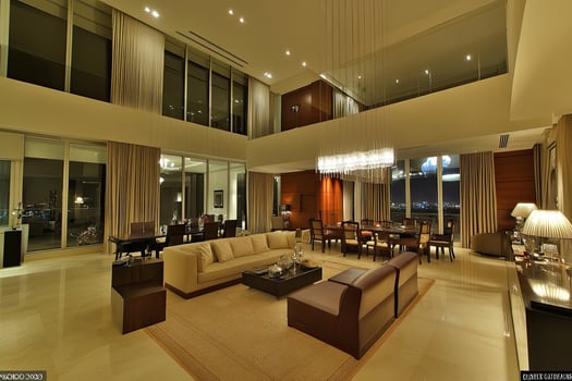 Luxurious Open-Concept Living Space photo