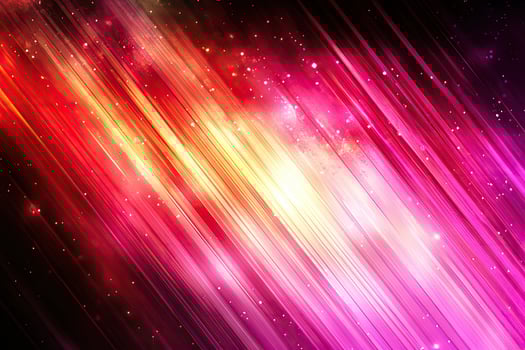 Vibrant cosmic streaks photo