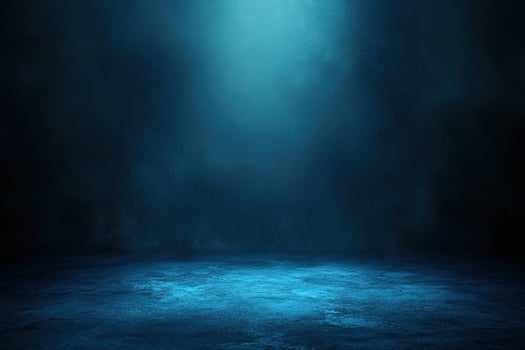 Dark, blue, smoky, empty space photo