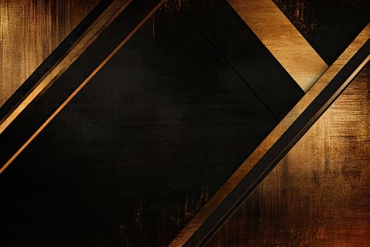 Dark, textured, metallic background with gold accents photo