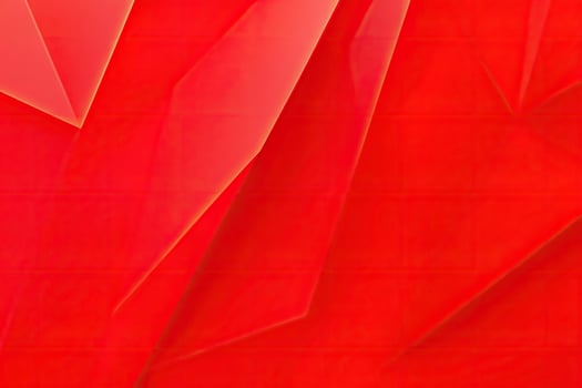 Abstract Red Geometric Pattern photo