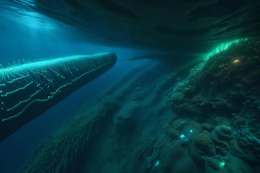 A large fish swimming in the ocean photo
