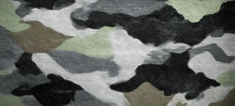 The camouflage pattern with earthy tones and textured surface for various applications. photo