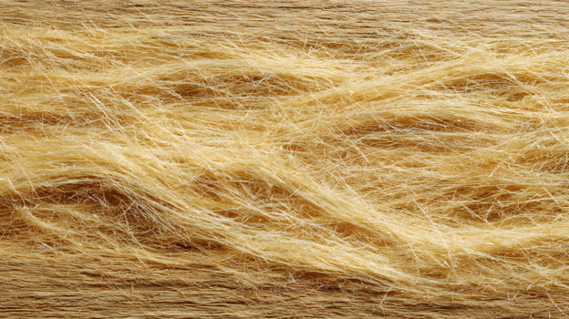 Close up shot capturing the intricate details of a light brown woven textile material surface texture photo