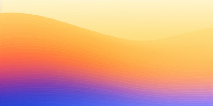 Abstract background blending yellow, orange, purple and blue colors with wavy stripes photo