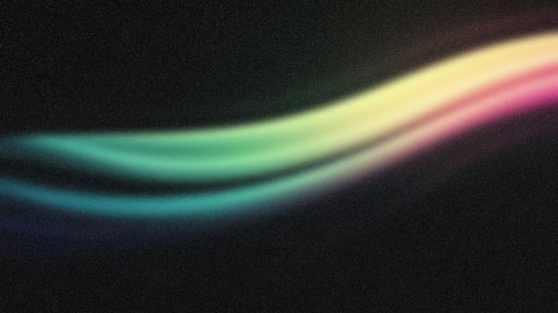 Colorful abstract light wave on dark background photo