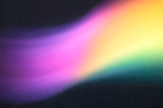 Colorful light trails creating abstract background with gradient colors photo