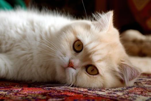 Captivating Feline Grace A Portrait of Serenity and Comfort Cat Aesthetic photo
