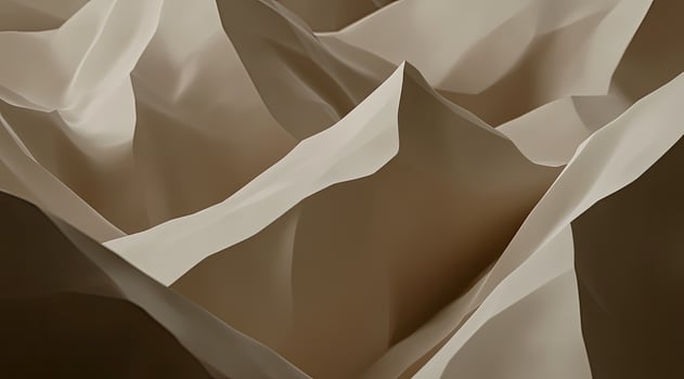 Abstract mountain range, draped in soft beige photo