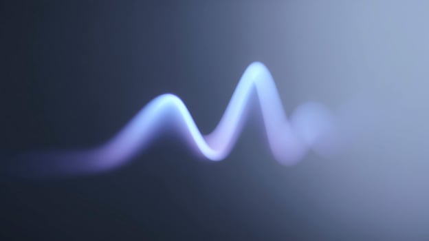 Abstract light wave pattern with smooth curves and gradients, creating a sense of movement and energy, ideal for backgrounds or design elements in modern projects photo