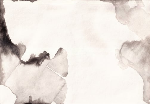 Handmade black ink texture with smoky edges and faded brushstrokes, perfect for vintage paper design, charcoal art, or moody grunge backdrops photo