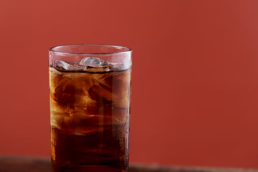Carbonated water in a glass fizzy and refreshing every drop photo