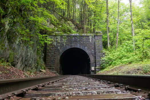 East Portal of the Historic Hoosac Tunnel in Western Massachusetts photo