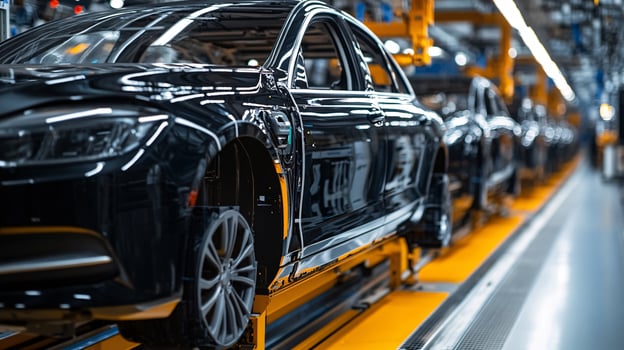Detailed Production Line of Automotive Lithium-Ion Battery Cells photo
