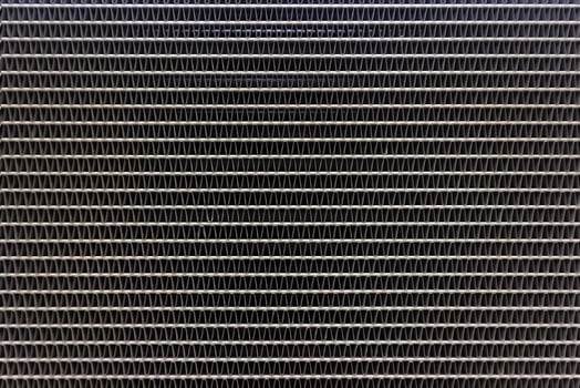 Car radiator grille close-up photo