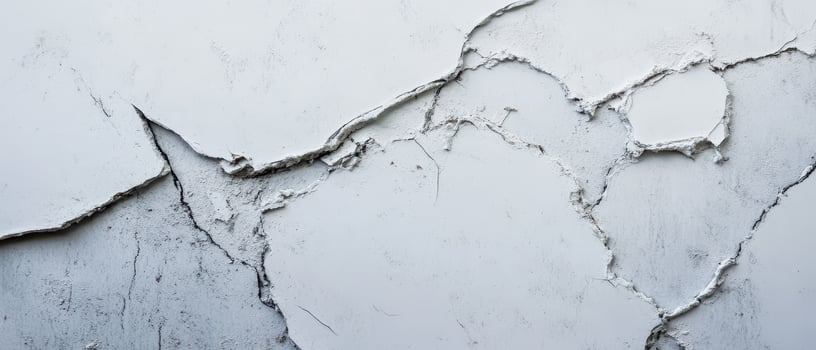 Cracks in plaster reveal age and texture photo