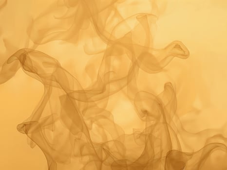 Golden Hues. Ethereal Smoke and Liquid Motion in Abstract Composition. photo