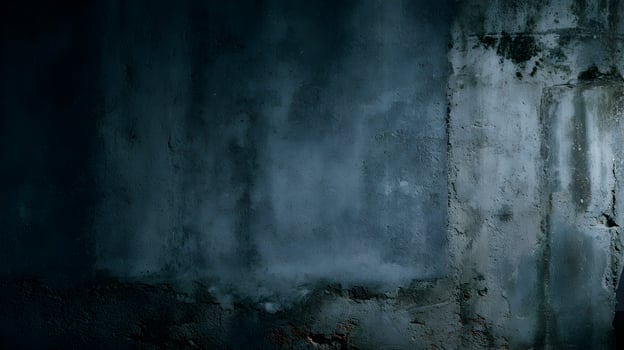 Dark Blue Grunge Concrete Wall Texture Background Old Weathered Wall Surface photo
