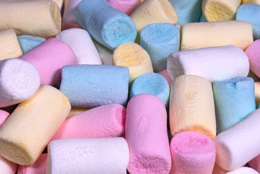 Colorful marshmallows candy photo