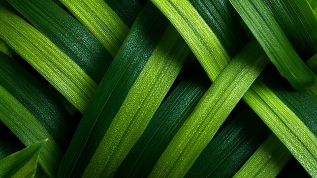 Close Up of Lush Green Leaves Texture Background photo