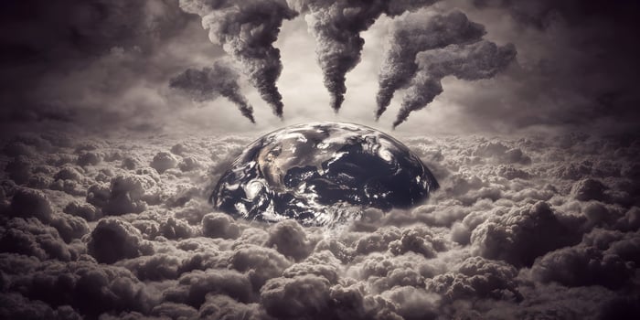 Earth Pollution Clouds Smoke Global Warming Climate Change photo