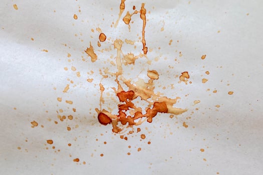 Forensic test for the identification of bloodstains with hydrogen peroxide. scientific police perfect photo