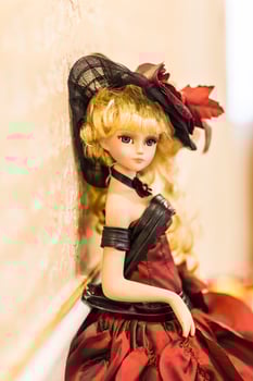 Ceramic old dolly photo