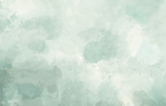 Soft Teal Watercolor Background with Cloudy Texture photo
