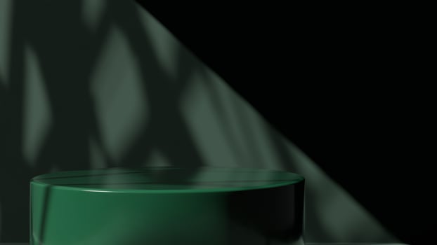 A green plastic container sitting on a table photo