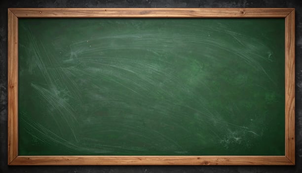 a blackboard with chalk on a wall photo