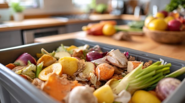 Home Composting A Guide to Recycling Food Waste. Reduce your environmental impact by learning how to compost fruit and vegetable s photo