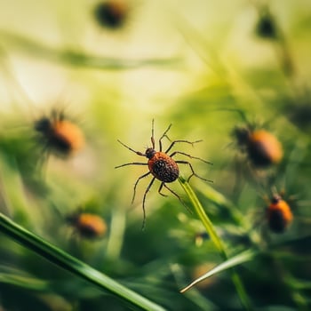 Close up of insects on grass during daylight photo