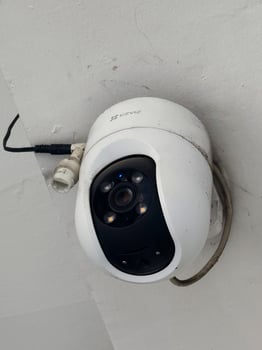 modern electronic monitoring system. security element. photo