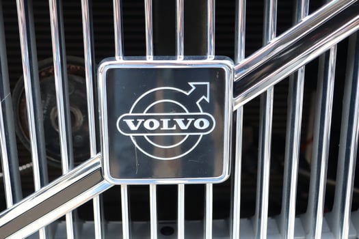 09.3.2025 Moldova The Volvo Logo on the Vehicle Grille enhances its aesthetic appeal and branding photo