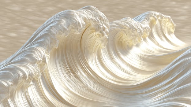 Photorealistic luxury background featuring smooth flowing wave texture photo