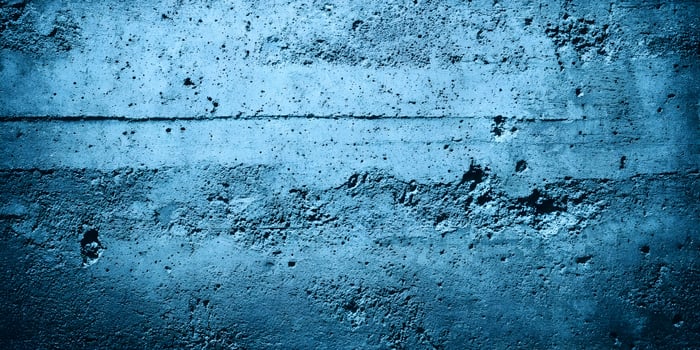 Blue Concrete Wall Texture Rough Surface Background photo
