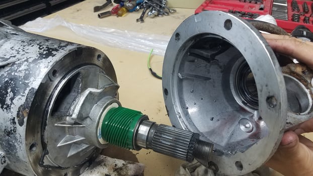 Gears, Mechanic Work, Installing a Slip Yoke Eliminator on a 4x4 Vehicle photo