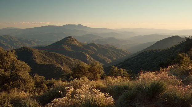 Vibrant natural colors in detailed landscape photography photo