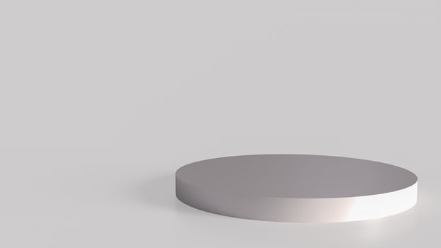 White podium for Advertising or present concept 3d Rendering. photo