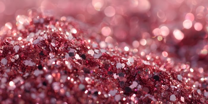 Pink Glitter Texture Sparkling Shimmer Background Closeup photo