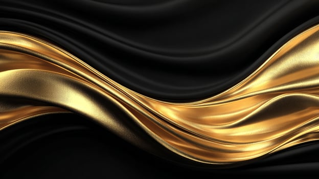 Detailed smooth wave style luxury abstract background photo in photorealistic quality
