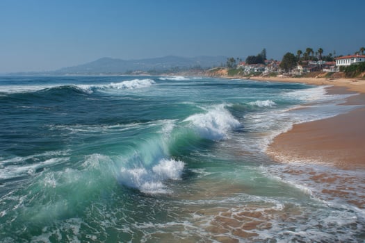 The water is foamy photo