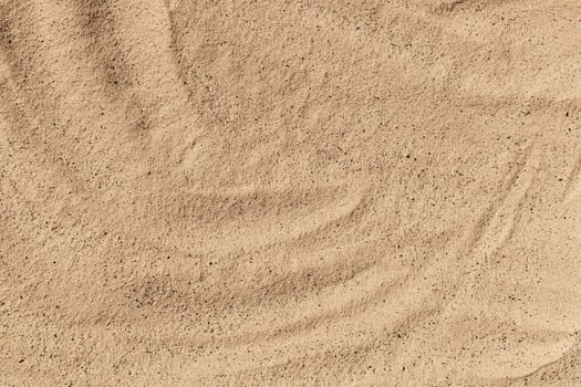 Text sand background. Texture of sandy beach as background, top view. photo