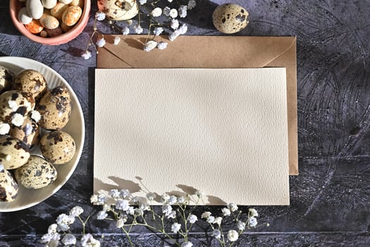 Easter treats on wood. photo